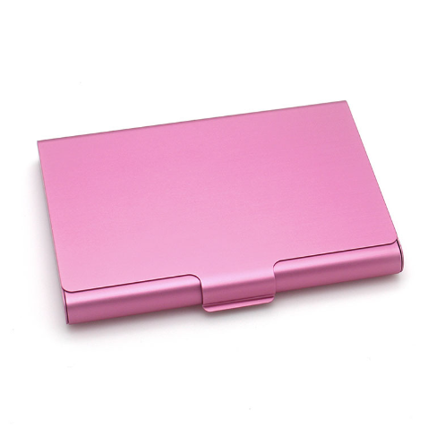 Creative Aluminum Cigarette Case and Card Holder Sleeve